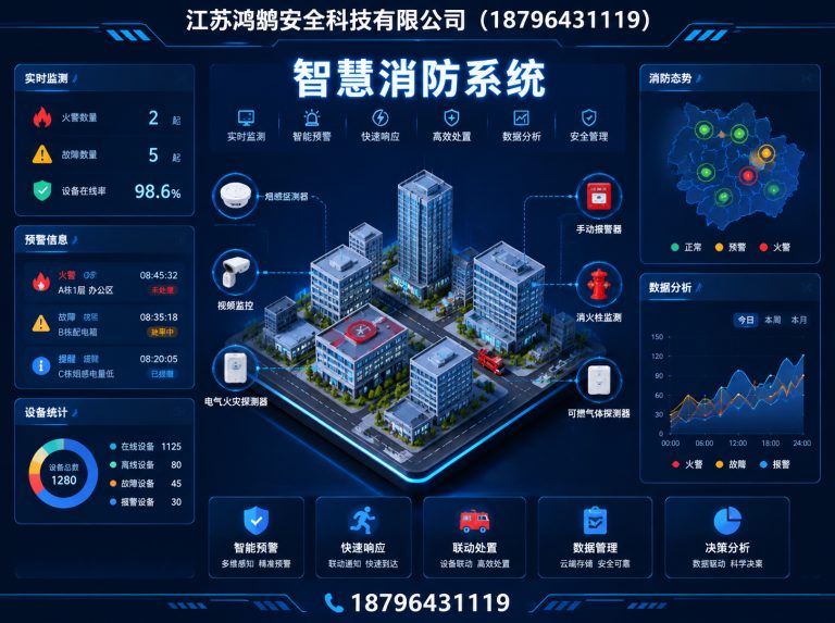 怀化智慧消防系统展示图